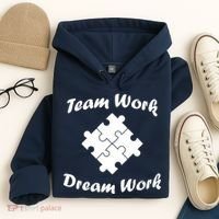 Team Work Dream Work Hoodie thumb 4