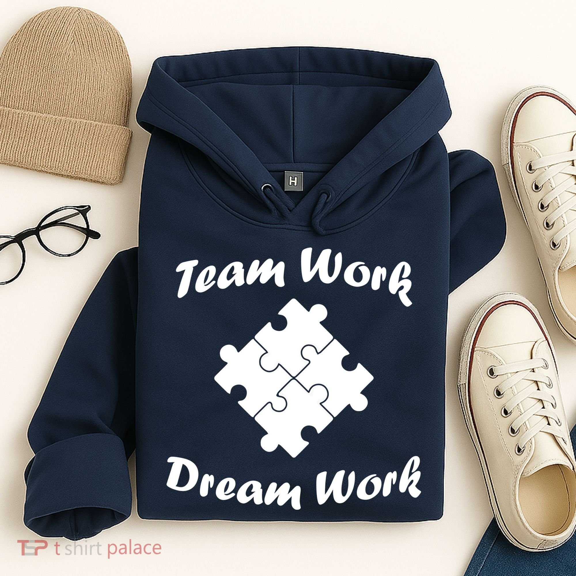 Team Work Dream Work Hoodie