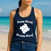 Team Work Dream Work Women's Tank Top thumb 2