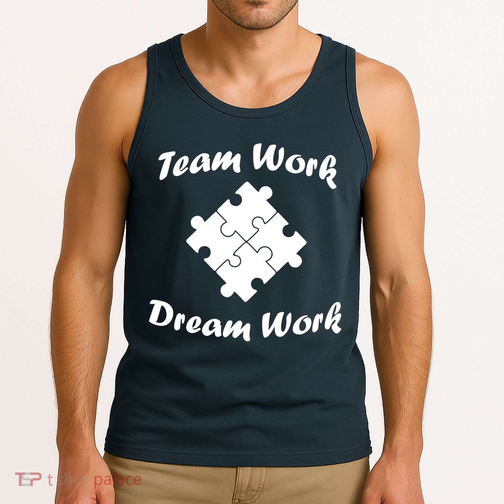 Team Work Dream Work Tank Top