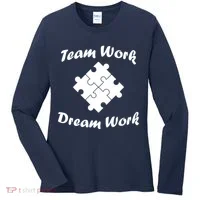 Team Work Dream Work Women's Long Sleeve Shirt thumb 0