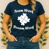 Team Work Dream Work Women's T-Shirt thumb 2
