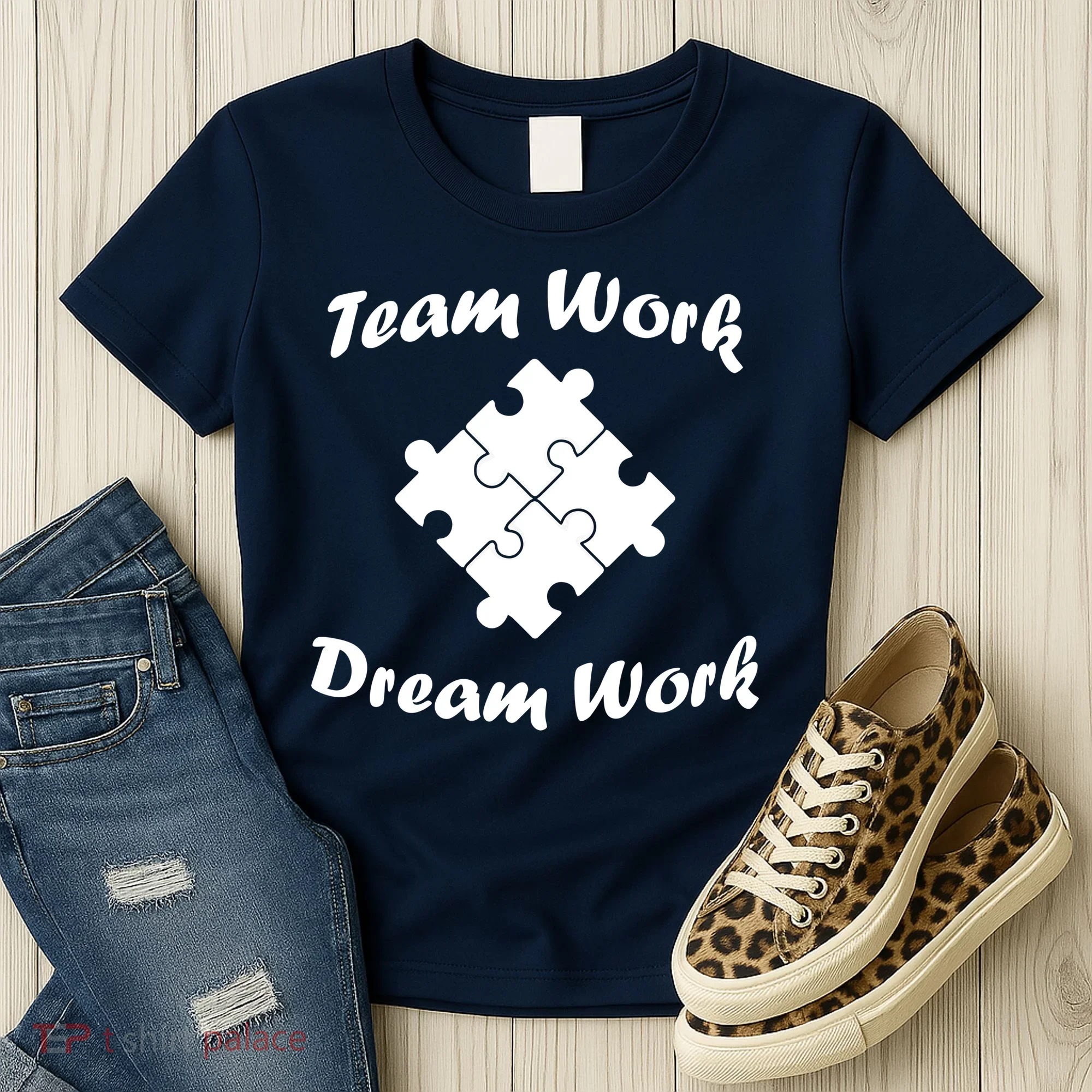 Team Work Dream Work Women's T-Shirt