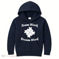 Team Work Dream Work Kids Hoodie thumb 0