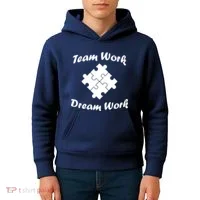 Team Work Dream Work Kids Hoodie thumb 4