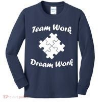 Team Work Dream Work Kids Long Sleeve Shirt thumb 0