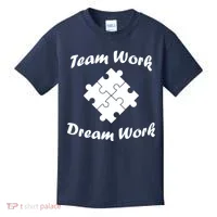 Team Work Dream Work Kids T-Shirt thumb 0