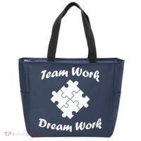 Team Work Dream Work Tote Bag thumb 0