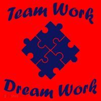 Team Work Dream Work Santa Hat thumb 1