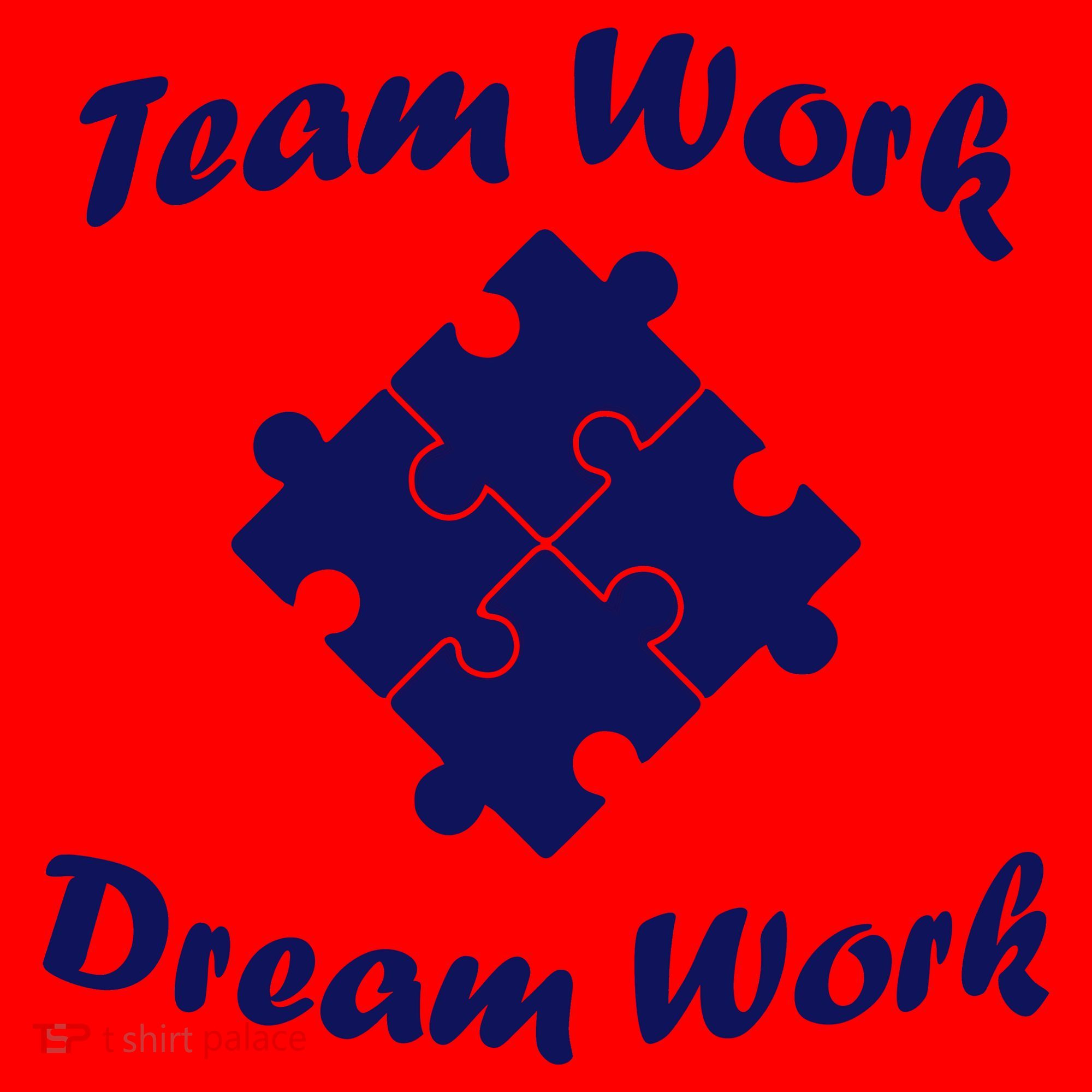 Team Work Dream Work Santa Hat
