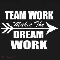 Team Work Makes The Dream Work Doggie Tank thumb 4