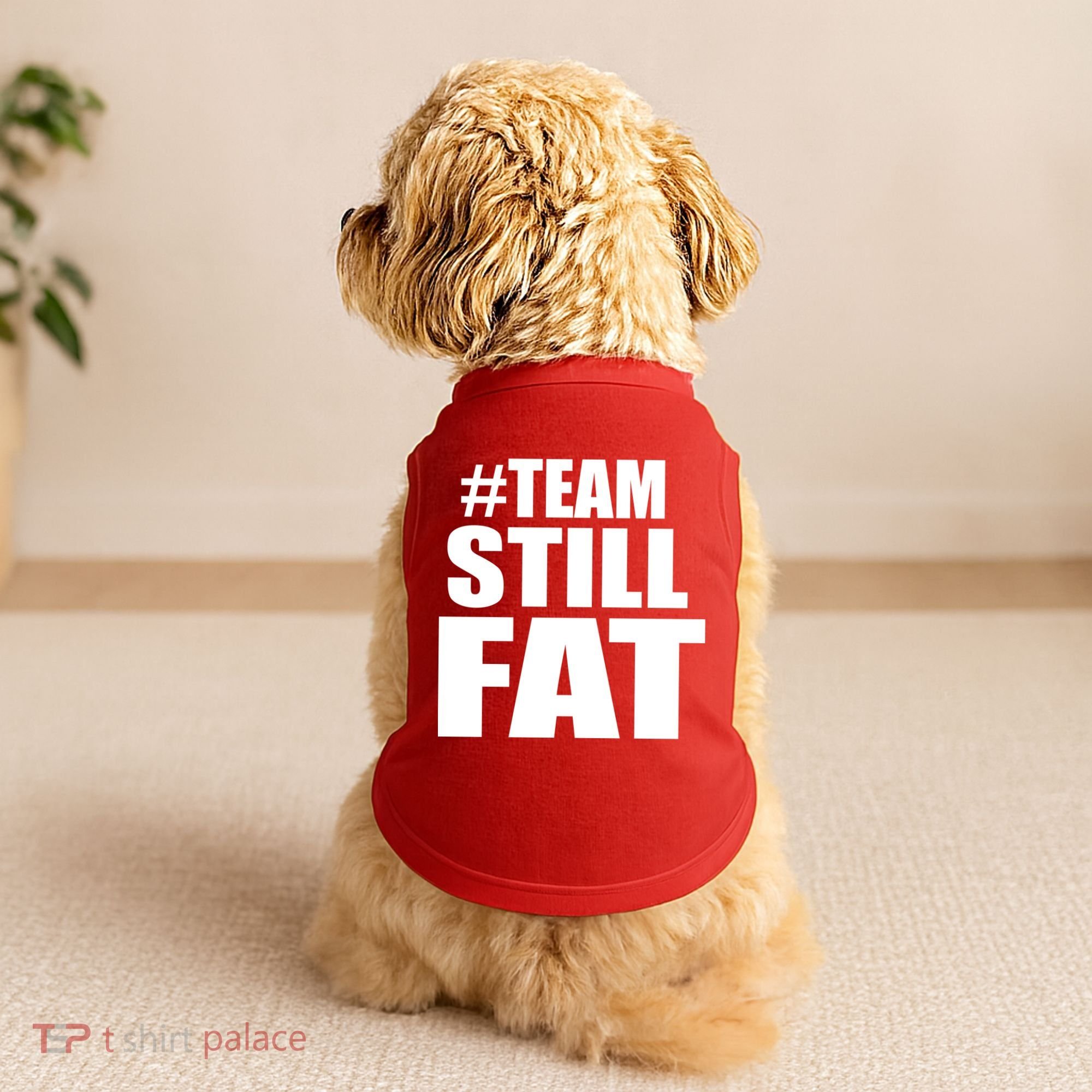 #TeamStillFat Team Still Fat Fitness Weight Doggie Tank