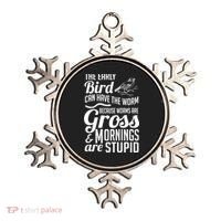 The Early Bird Can Have The Worm Funny Humor Gift Ornament thumb 0