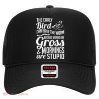 The Early Bird Can Have The Worm Funny Humor Gift Hat thumb 0
