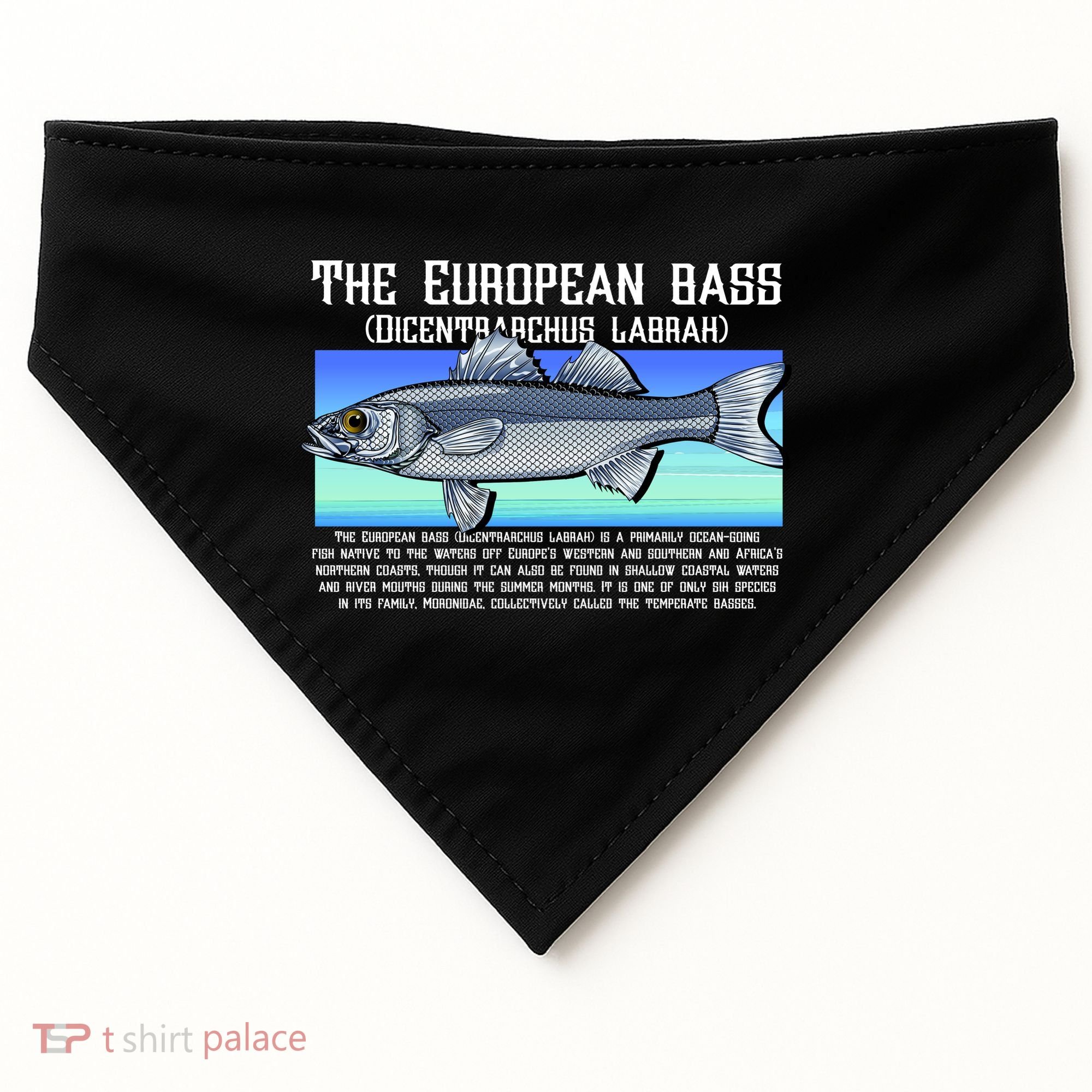The European Bass USA-Made Doggie Bandana