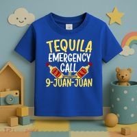 Tequila Emergency Call 9 Juan Juan Mexican Cinco De Mayo Gift Toddler T-Shirt thumb 3