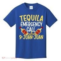 Tequila Emergency Call 9 Juan Juan Mexican Cinco De Mayo Gift Kids T-Shirt thumb 0