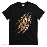 Tiger Eye Claw Marks Wild Bengal Safari Lover Zookeeper T-Shirt thumb 0