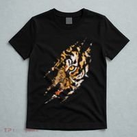 Tiger Eye Claw Marks Wild Bengal Safari Lover Zookeeper T-Shirt thumb 5