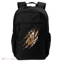 Tiger Eye Claw Marks Wild Bengal Safari Lover Zookeeper Backpack thumb 0