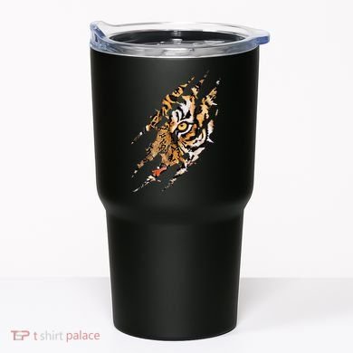 Tiger Eye Claw Marks Wild Bengal Safari Lover Zookeeper Tumbler