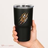 Tiger Eye Claw Marks Wild Bengal Safari Lover Zookeeper Tumbler thumb 2