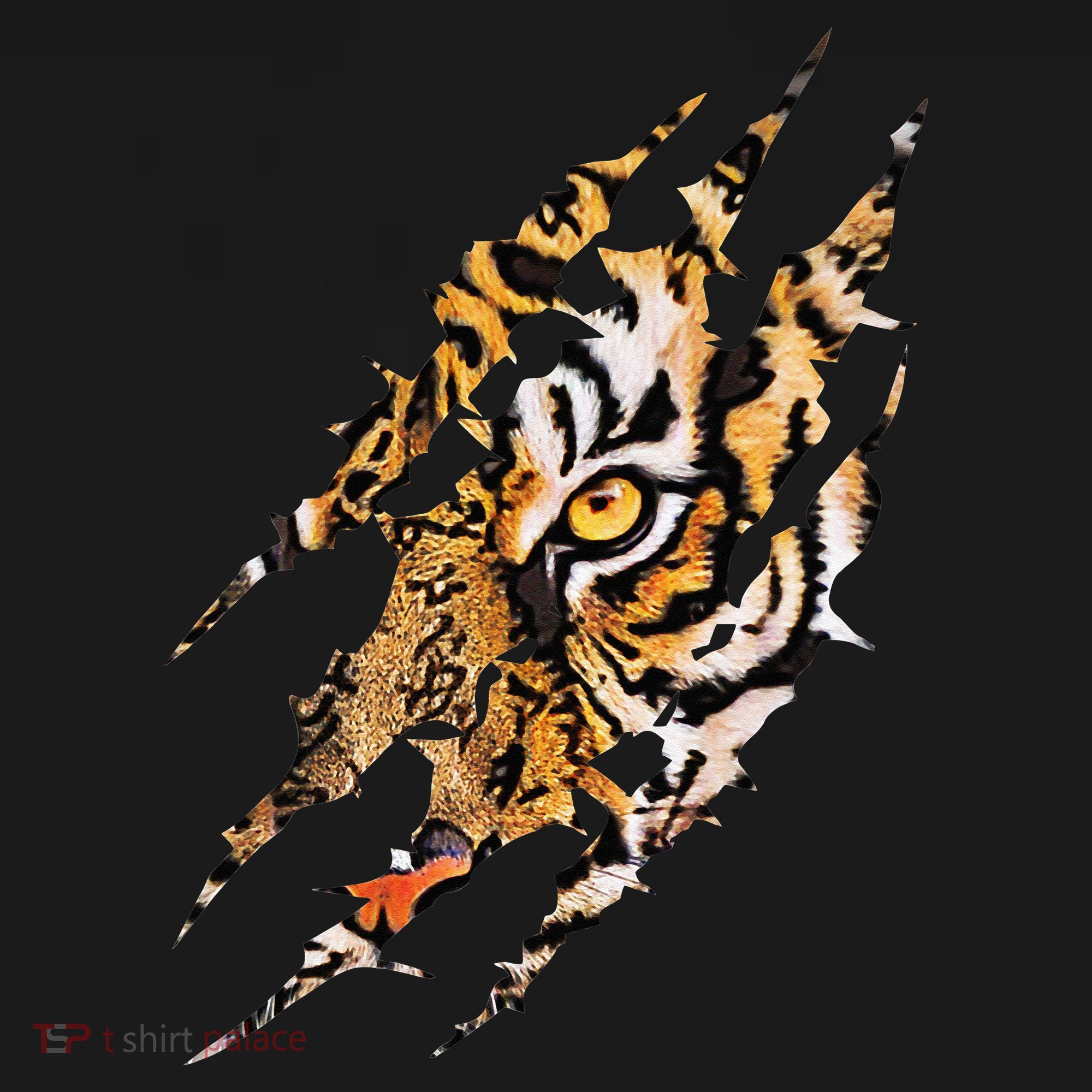 Tiger Eye Claw Marks Wild Bengal Safari Lover Zookeeper Women's Tank Top
