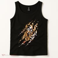 Tiger Eye Claw Marks Wild Bengal Safari Lover Zookeeper Tank Top thumb 2