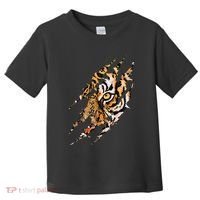 Tiger Eye Claw Marks Wild Bengal Safari Lover Zookeeper Toddler T-Shirt thumb 0