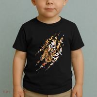 Tiger Eye Claw Marks Wild Bengal Safari Lover Zookeeper Toddler T-Shirt thumb 2