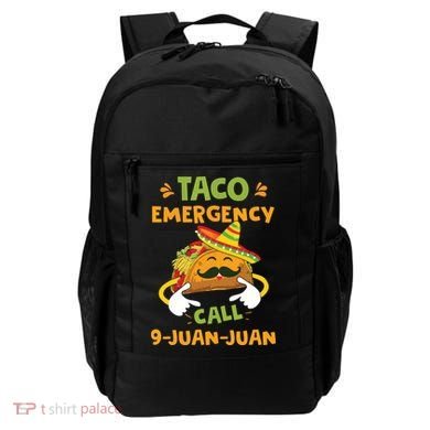 Taco Emergency Call 9 Juan Juan Funny Cinco De Mayo Backpack