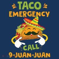 Taco Emergency Call 9 Juan Juan Funny Cinco De Mayo Hoodie thumb 7