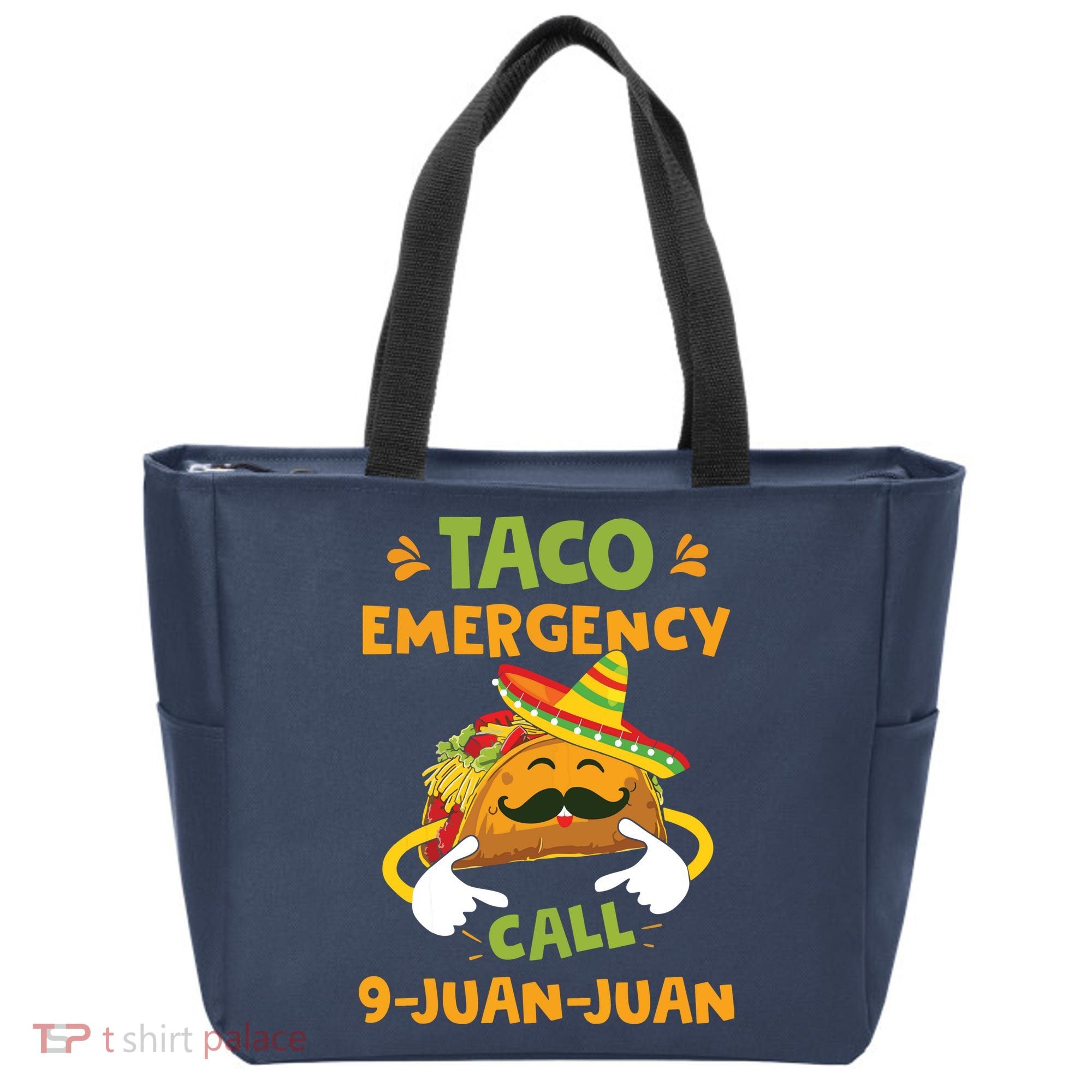 Taco Emergency Call 9 Juan Juan Funny Cinco De Mayo Tote Bag