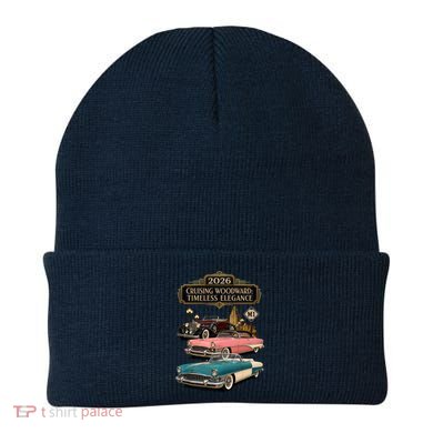 Timeless Elegance Cruising Woodward Ave M1 2026 Beanie