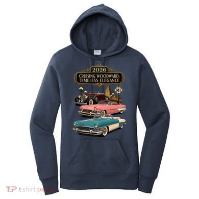 Timeless Elegance Cruising Woodward Ave M1 2026 Women's Hoodie
