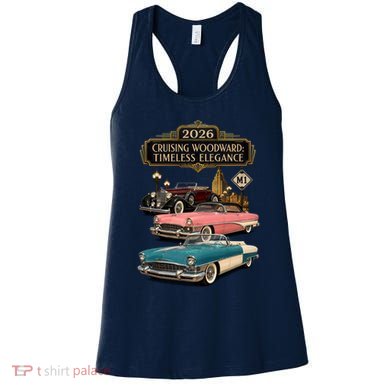 Timeless Elegance Cruising Woodward Ave M1 2026 Women's Tank Top