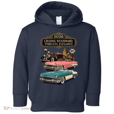 Timeless Elegance Cruising Woodward Ave M1 2026 Toddler Hoodie