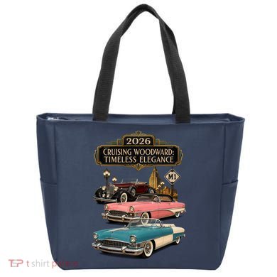 Timeless Elegance Cruising Woodward Ave M1 2026 Tote Bag