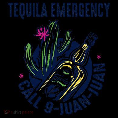 Tequila Emergency Call 9 Juan Juan Kids Colorblock Raglan Jersey