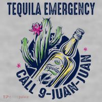 Tequila Emergency Call 9 Juan Juan Ladies PosiCharge Tri-Blend Wicking Tank thumb 2