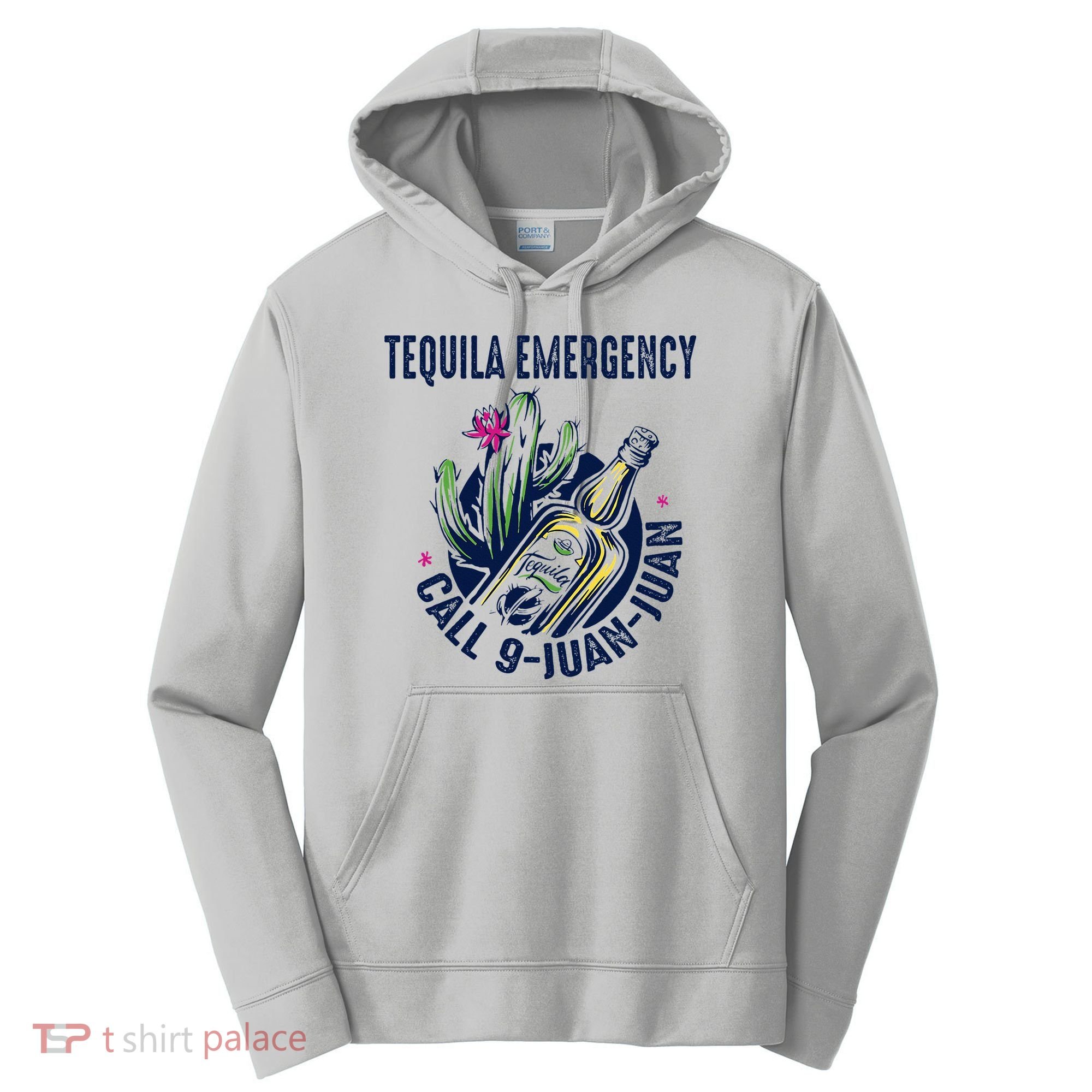 Tequila Emergency Call 9 Juan Juan Performance Fleece Hoodie