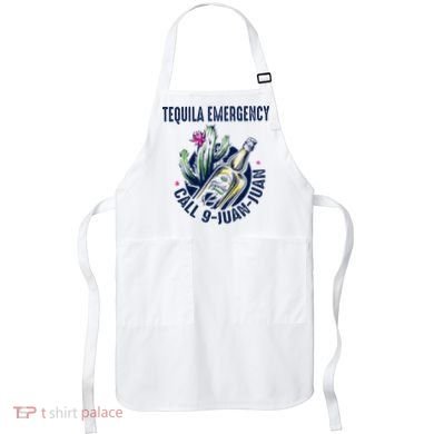 Tequila Emergency Call 9 Juan Juan Apron