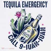 Tequila Emergency Call 9 Juan Juan Ladies PosiCharge Competitor Racerback Tank thumb 2