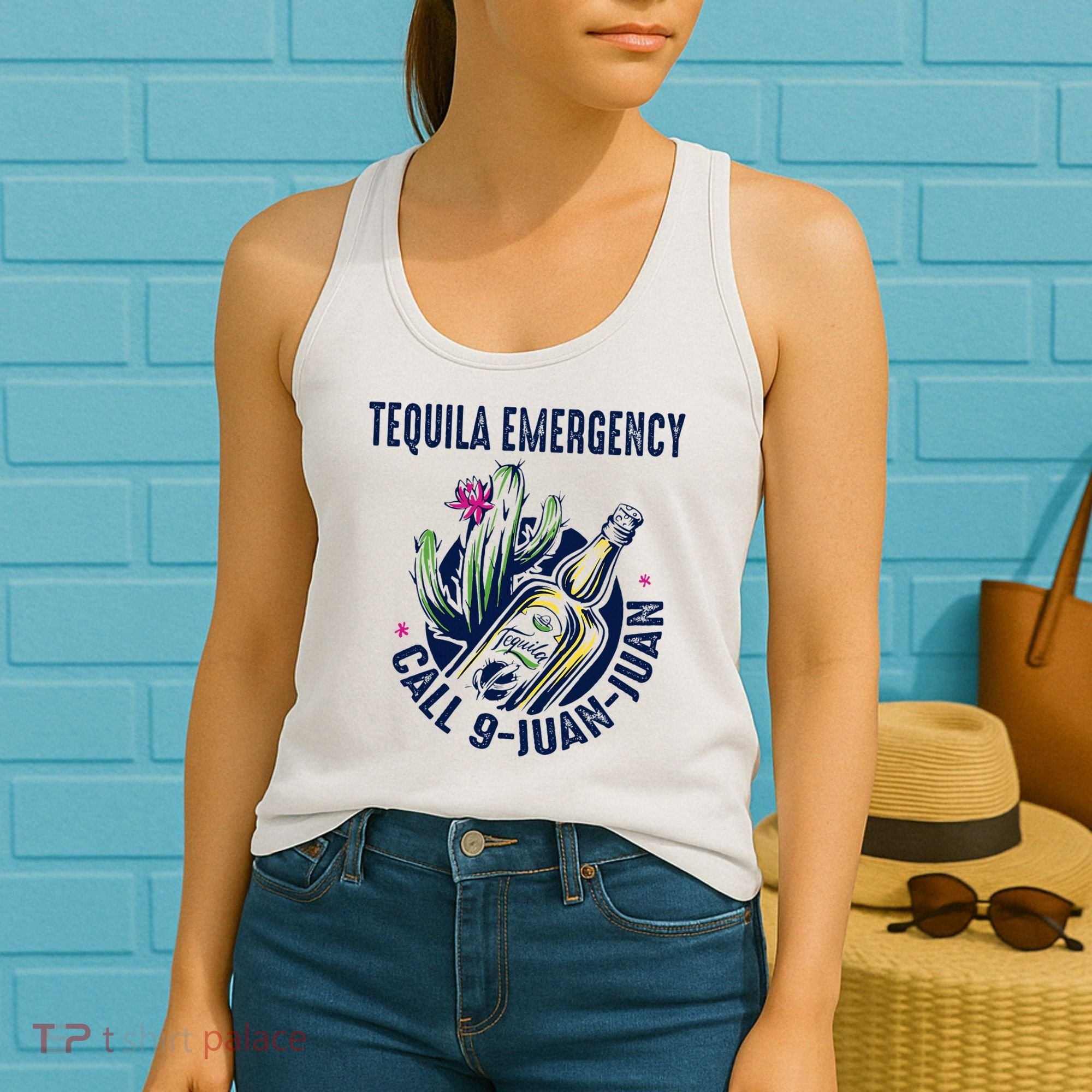 Tequila Emergency Call 9 Juan Juan Women's Tank Top