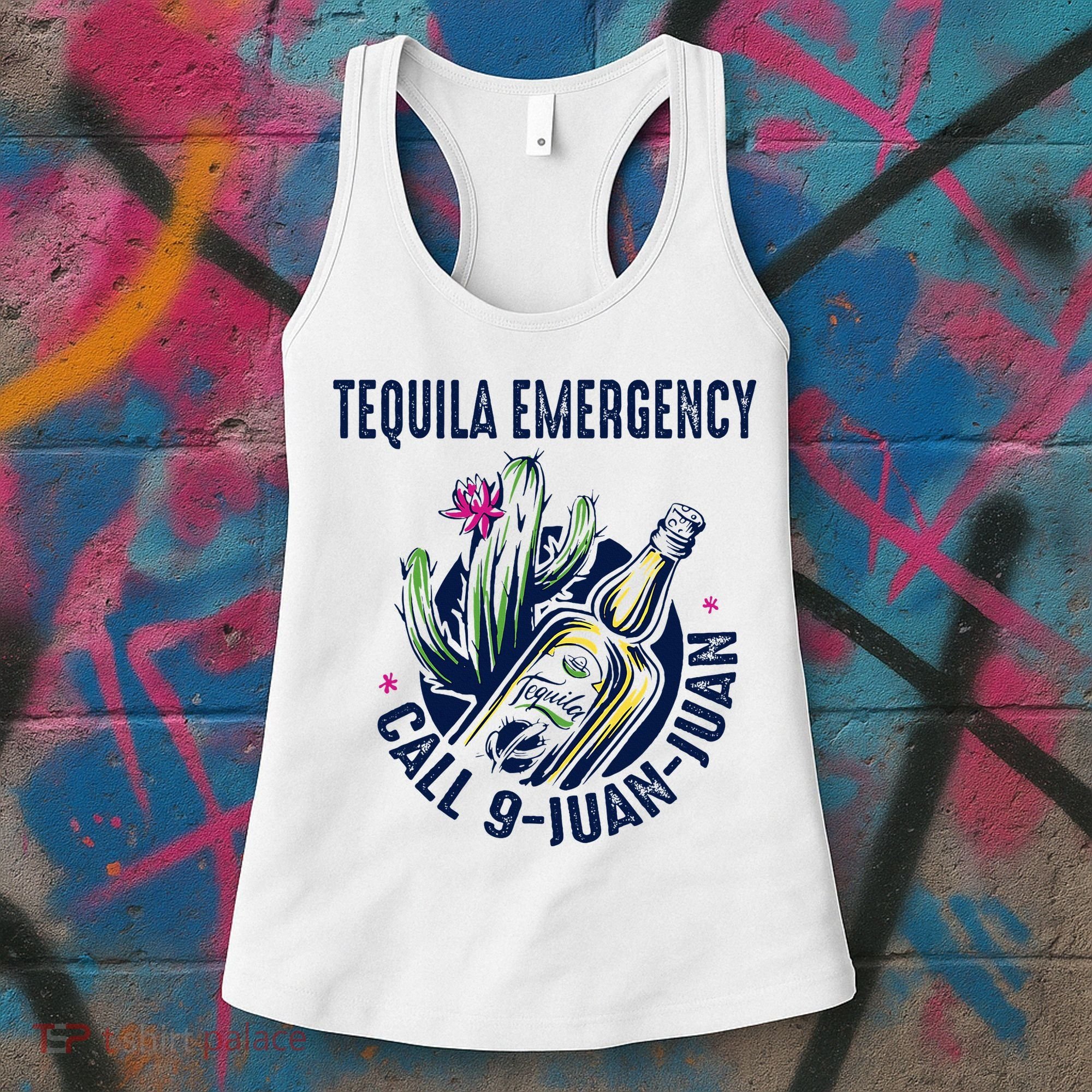 Tequila Emergency Call 9 Juan Juan Women's Tank Top