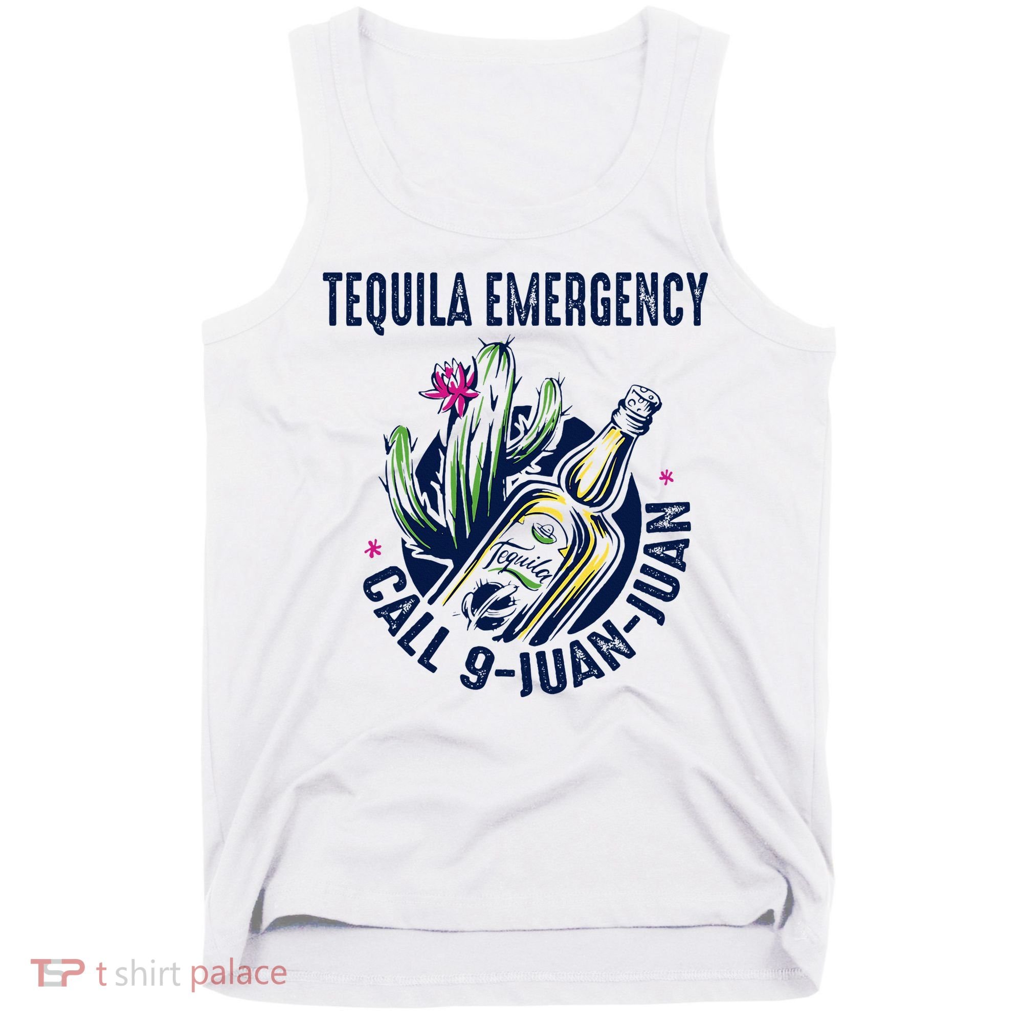 Tequila Emergency Call 9 Juan Juan Tank Top