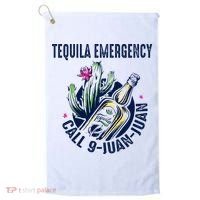 Tequila Emergency Call 9 Juan Juan Golf Towel thumb 0