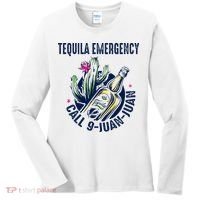Tequila Emergency Call 9 Juan Juan Women's Long Sleeve Shirt thumb 0