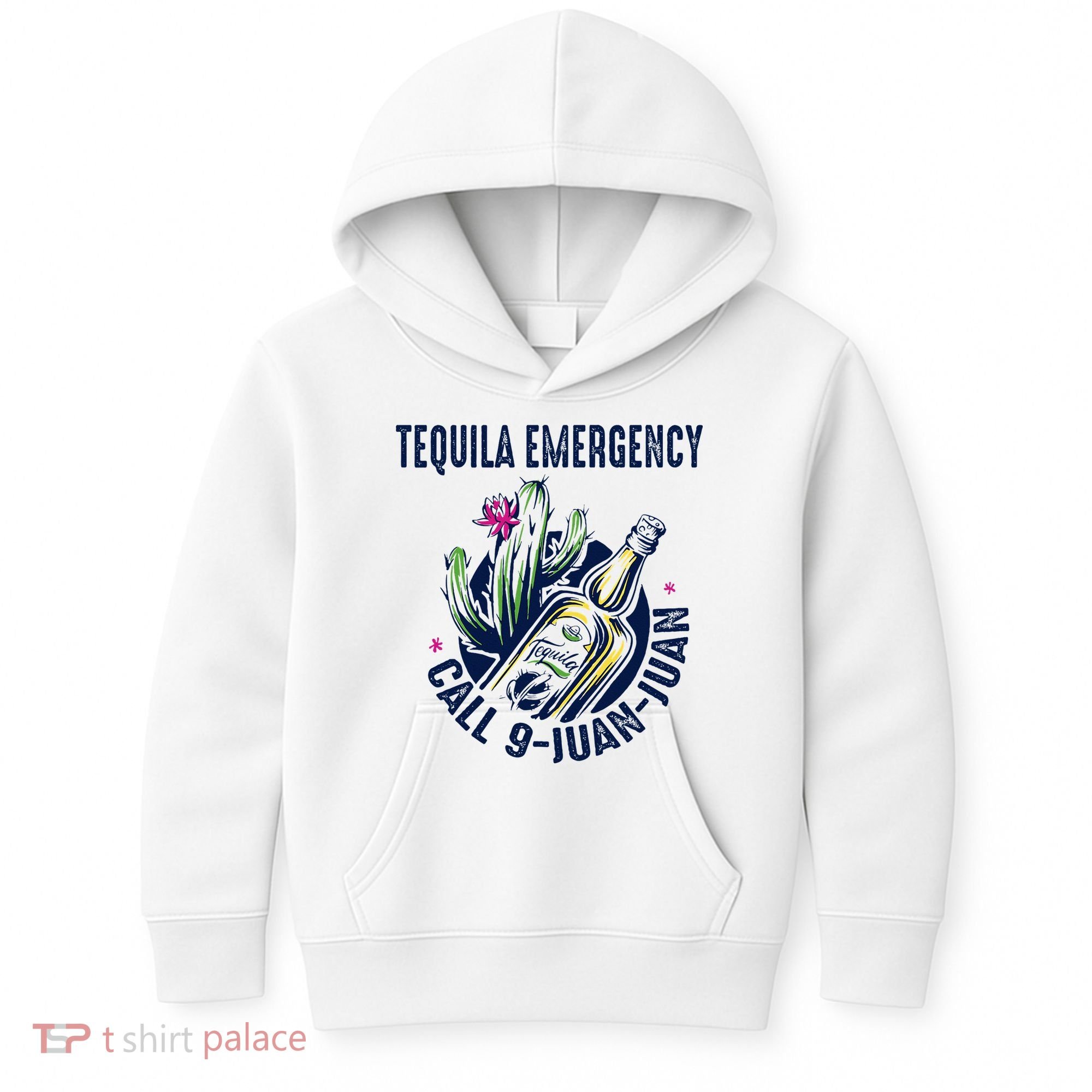 Tequila Emergency Call 9 Juan Juan Kids Hoodie