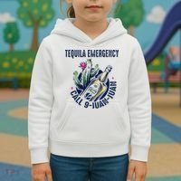 Tequila Emergency Call 9 Juan Juan Kids Hoodie thumb 3